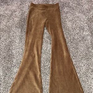 Aerie flare velvet leggings size xs